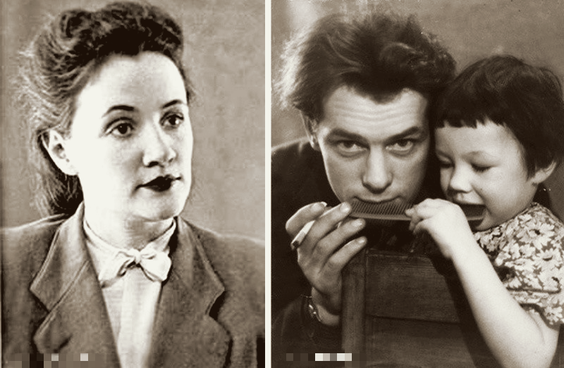 Лидия Воронцова и Георгий с маленькой Еленой