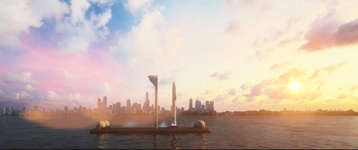 Платформа в море