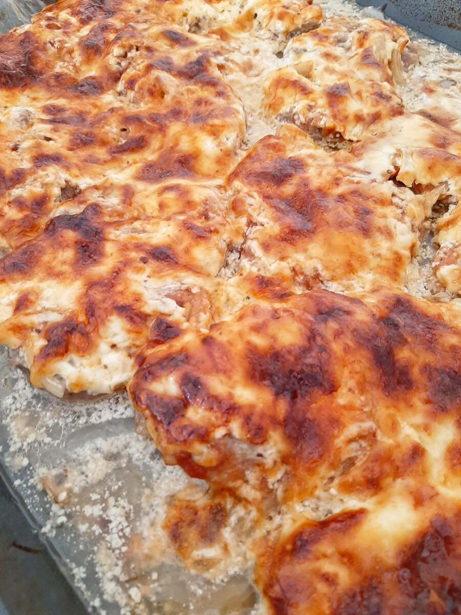 Запечённая в духовке свинина под шубой, фото автора