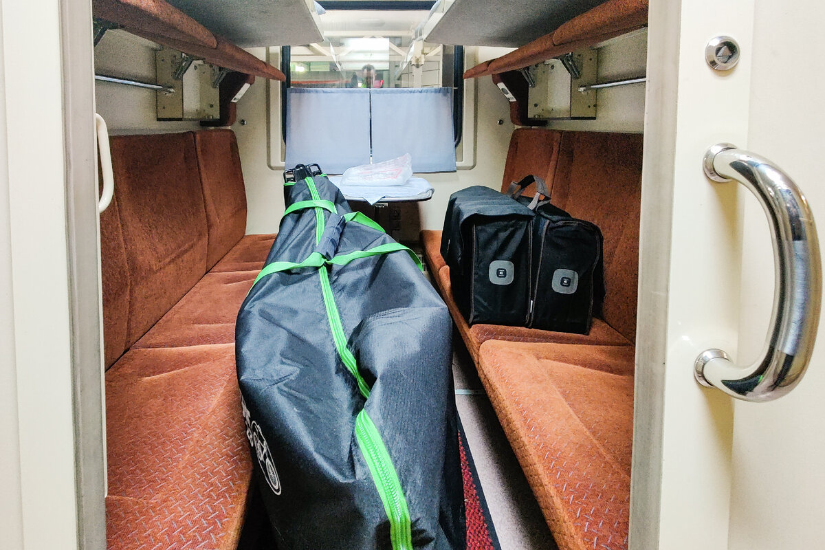 Велосипед в купе РЖД