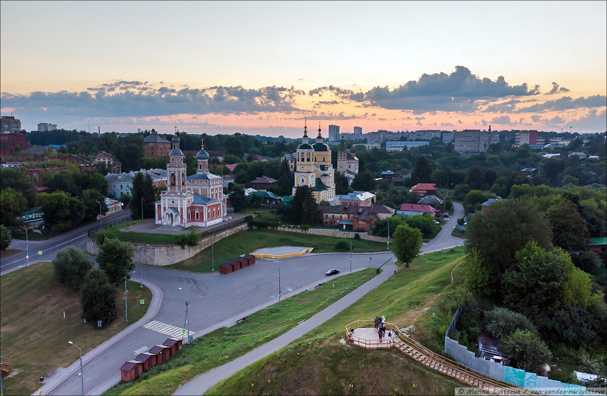 Серпуховский кремль на рассвете