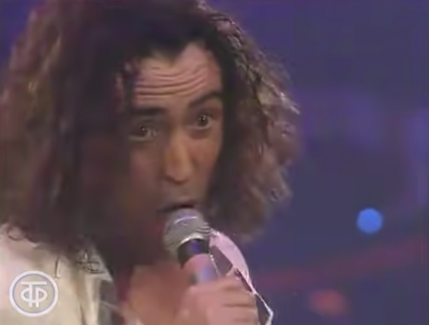 Концерт Валерия в 1994 году. Скриншот концерта.