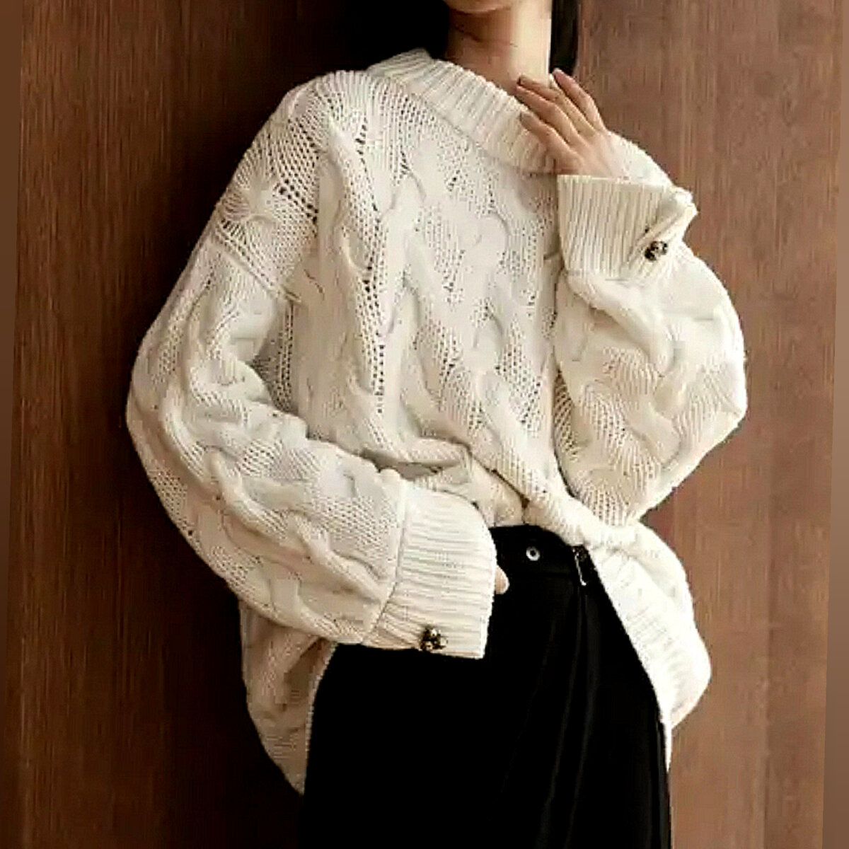 Джемпер оверсайз от Брунелло Кучинелли.