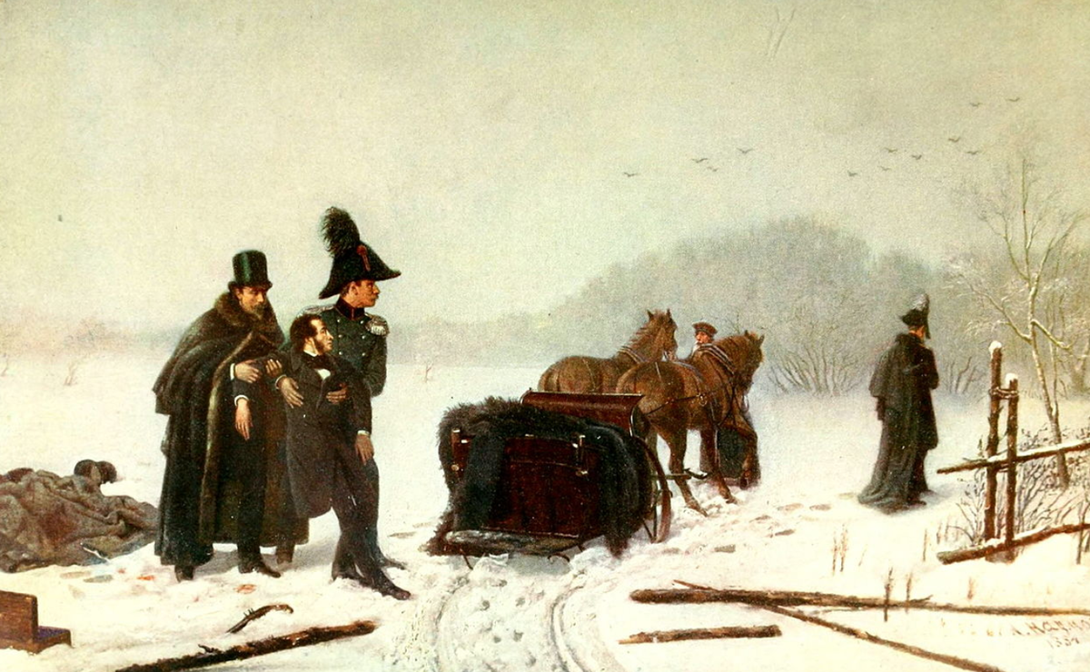 А. Наумов. "Дуэль Пушкина с Дантесом"