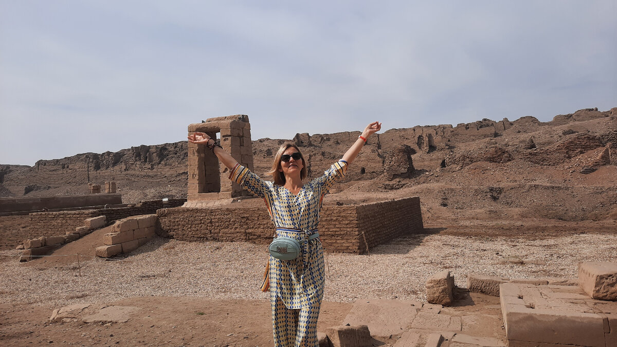 Врата любви в Луксоре, Египет, ноябрь 2021