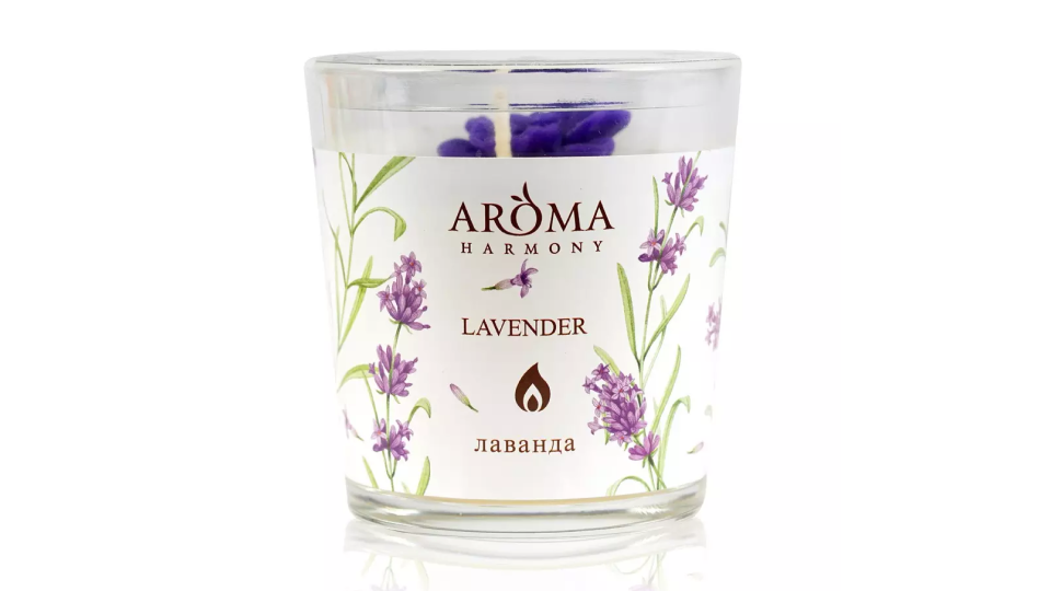 Свеча ароматическая Aroma Harmony "Lavender"