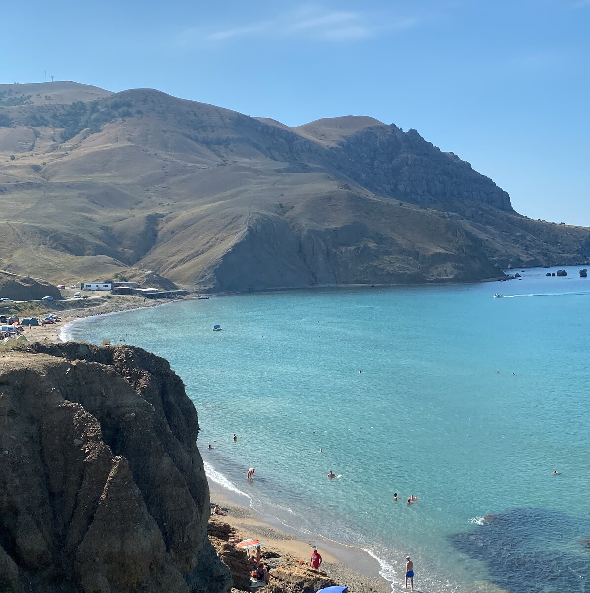 пляж Меганом, Крым