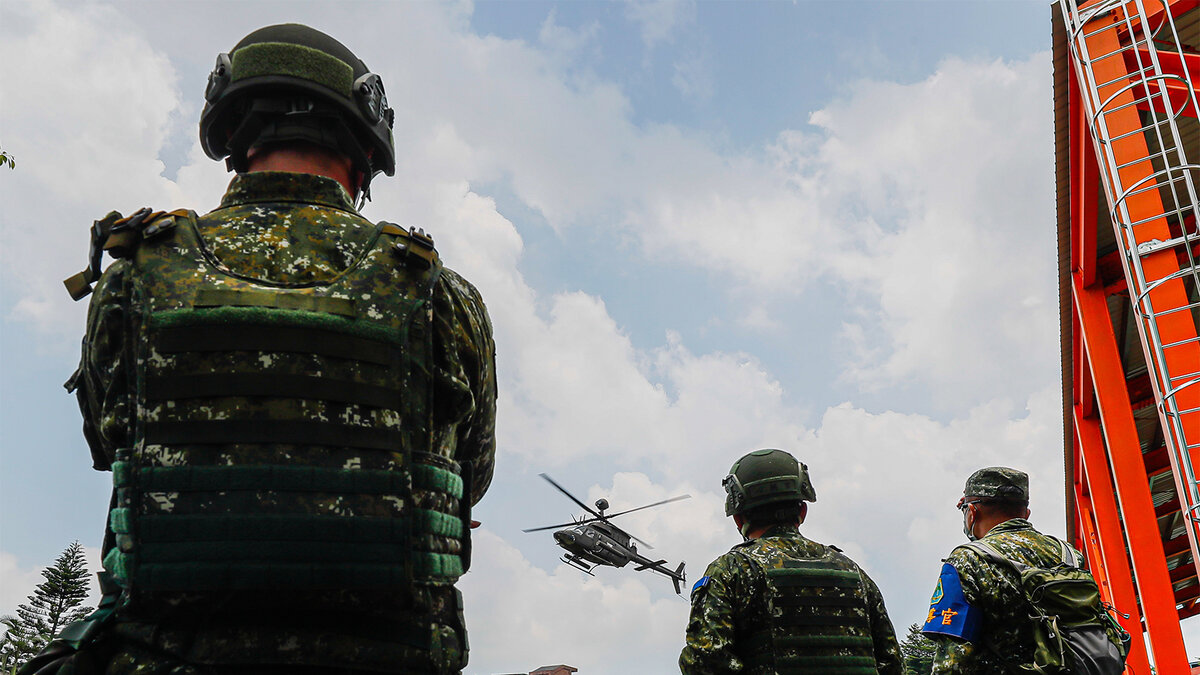    Военные учения Han Kuang на Тайване (Фото RITCHIE B. TONGO / ТАСС)