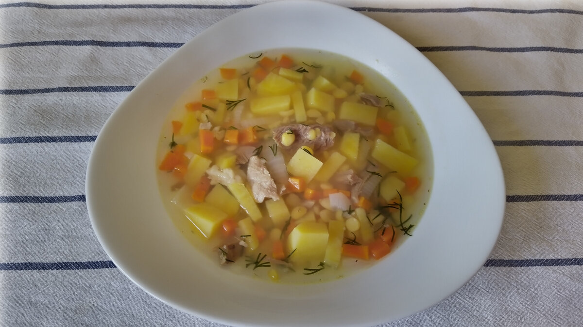 Гороховый суп с ребрами - пошаговый рецепт с фото на фотодетки.рф