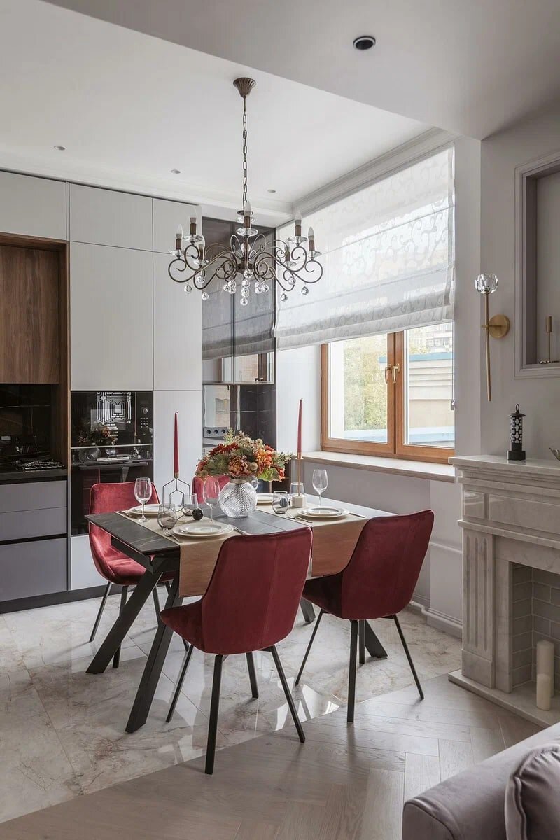 Изысканность и элегантность. Отличная организация пространства на 45 кв.м. старой сталинки