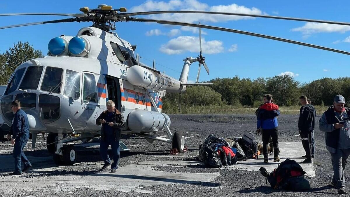   Вертолет МИ-8 МЧС России© Фото : ГУ МЧС России по Камчатскому краю