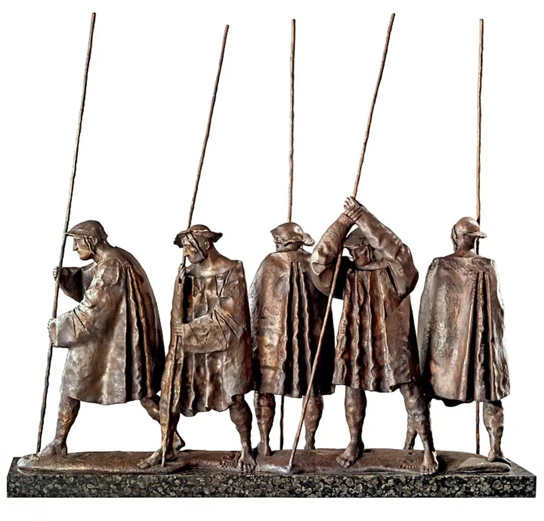 Болото. 2008. Бронза, камень. 112х105х30 см.Государственная Третьяковская галерея