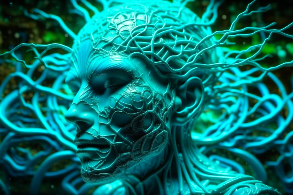 Нейросеть Кандинский 2.0 спутала невротика с нейротиком. А невроз с нейро-зом :)))))