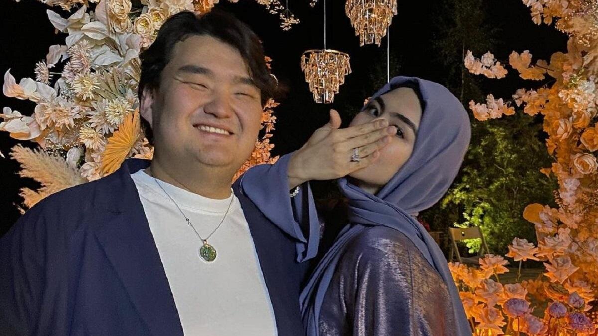    Женис Омаров с невестой:instagram.com/zheka_fatbelly