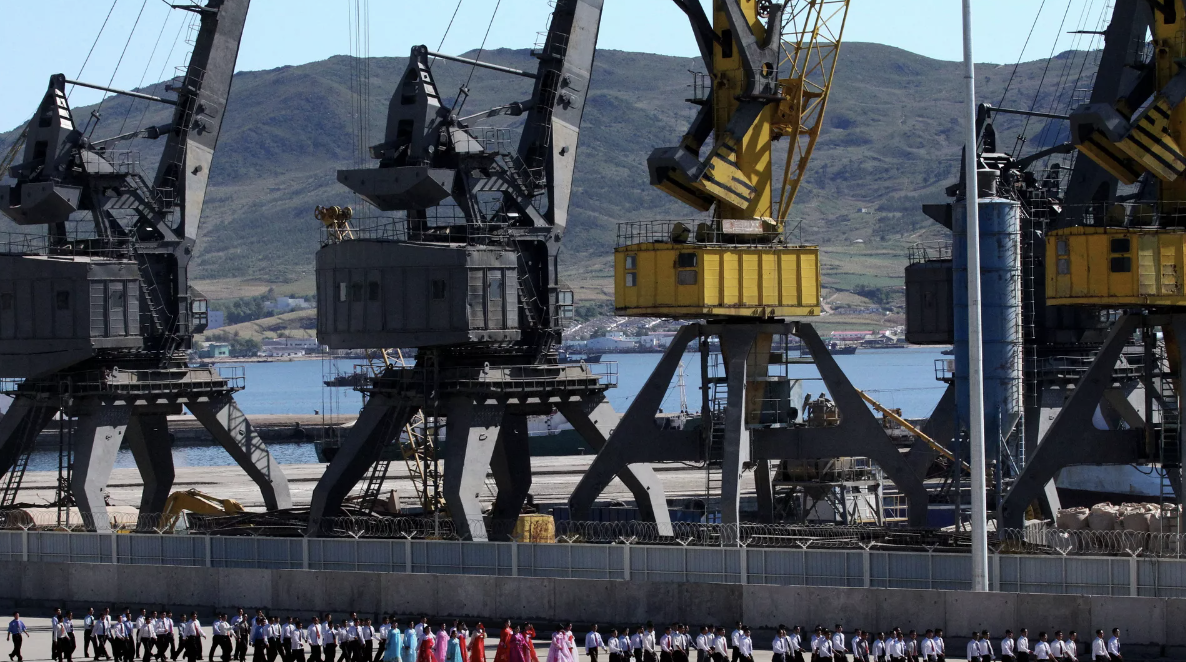     Порт Раджин в Северной Корее / РИА Новости / Виталий Аньков