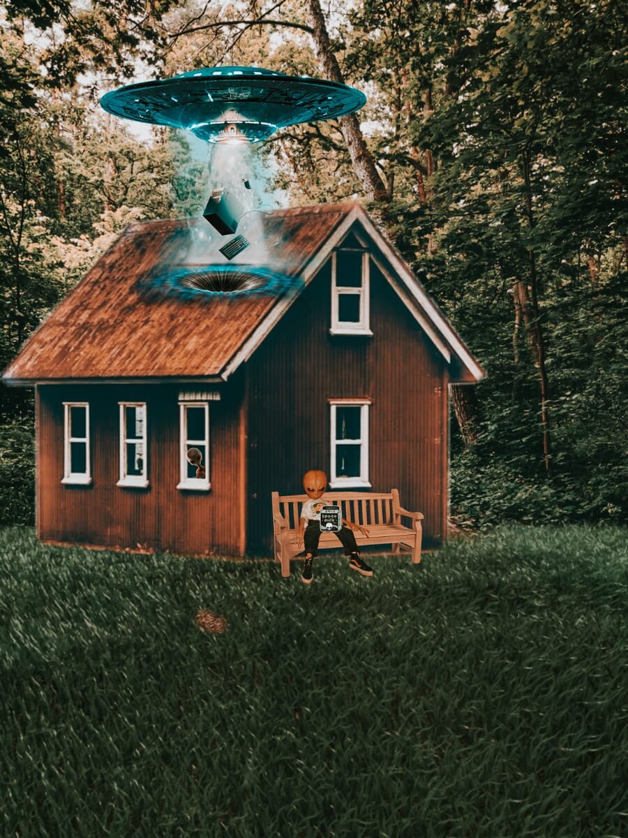 Иллюстрация автора на тему произведения. иллюстрация изготовлена с помощью приложения PicsArt и LR