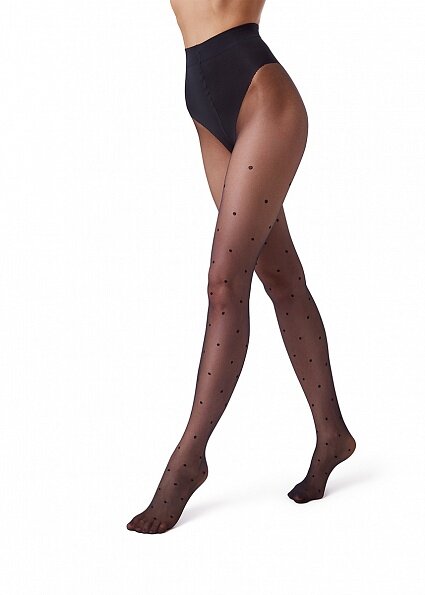 Это тоже фантазийные колготки. Горошек — самая лёгкая в обращении фантазийность, фото с сайта MiNiMi