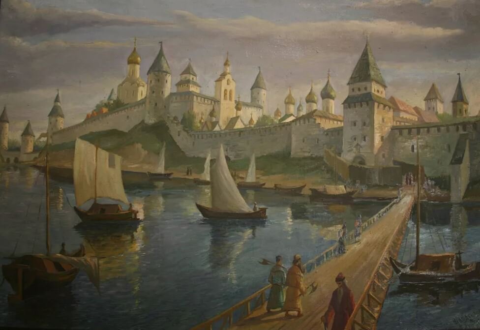 Шведенков М. В. Псков XVII век. Но может быть и XVI век. Стены уже построены )))