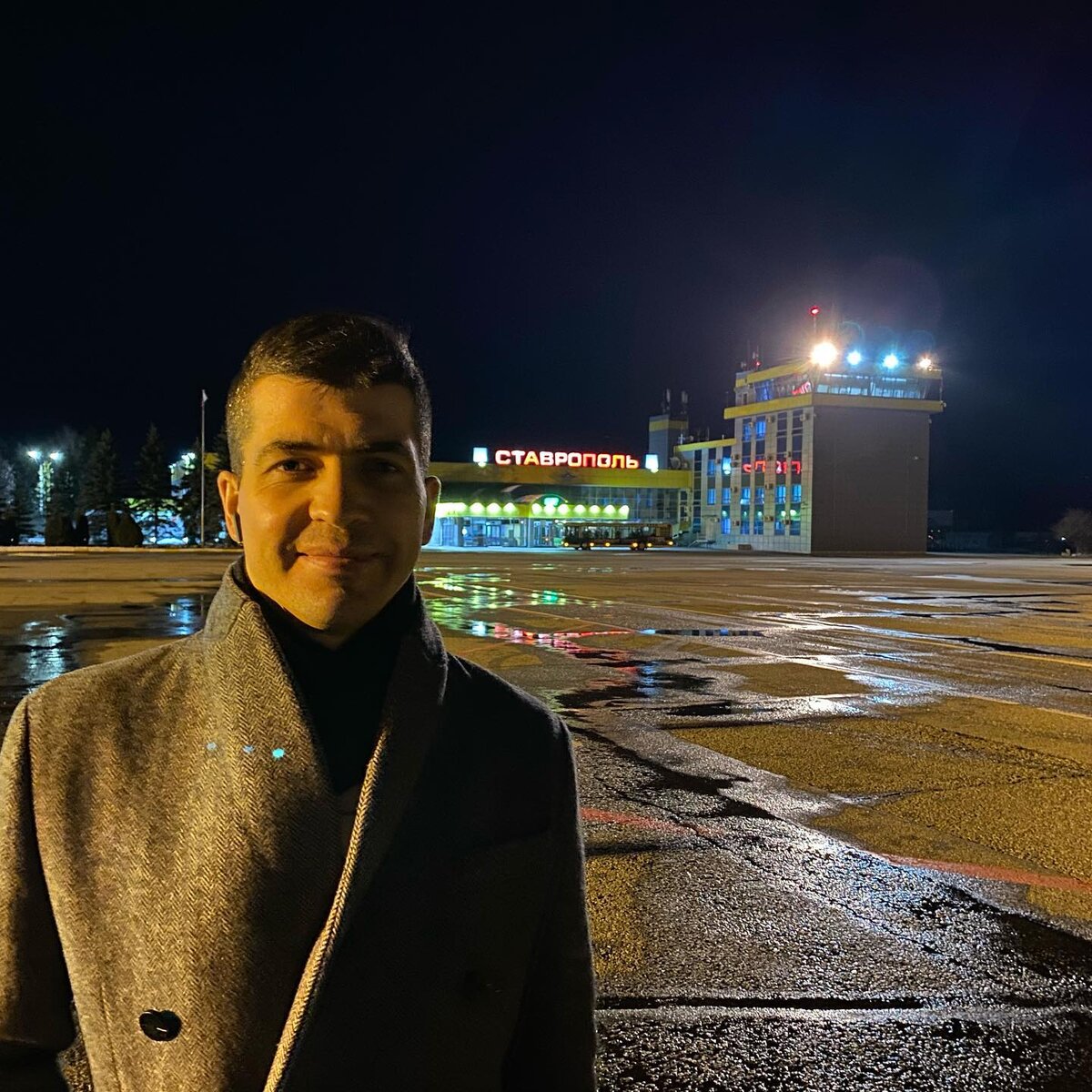 Генеральный директор GetFinance Егор Газетин в аэропорту Ставрополя. Фото из личного архива 