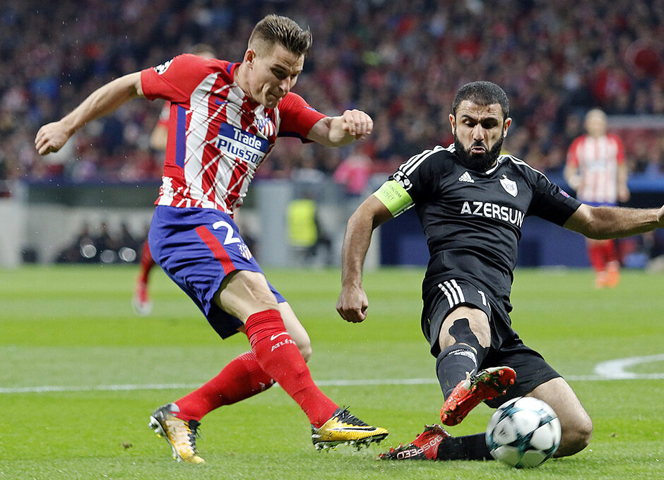 Матч группового этапа Лиги Чемпионов. Атлетико (Испания) - Карабах (Азербайджан)