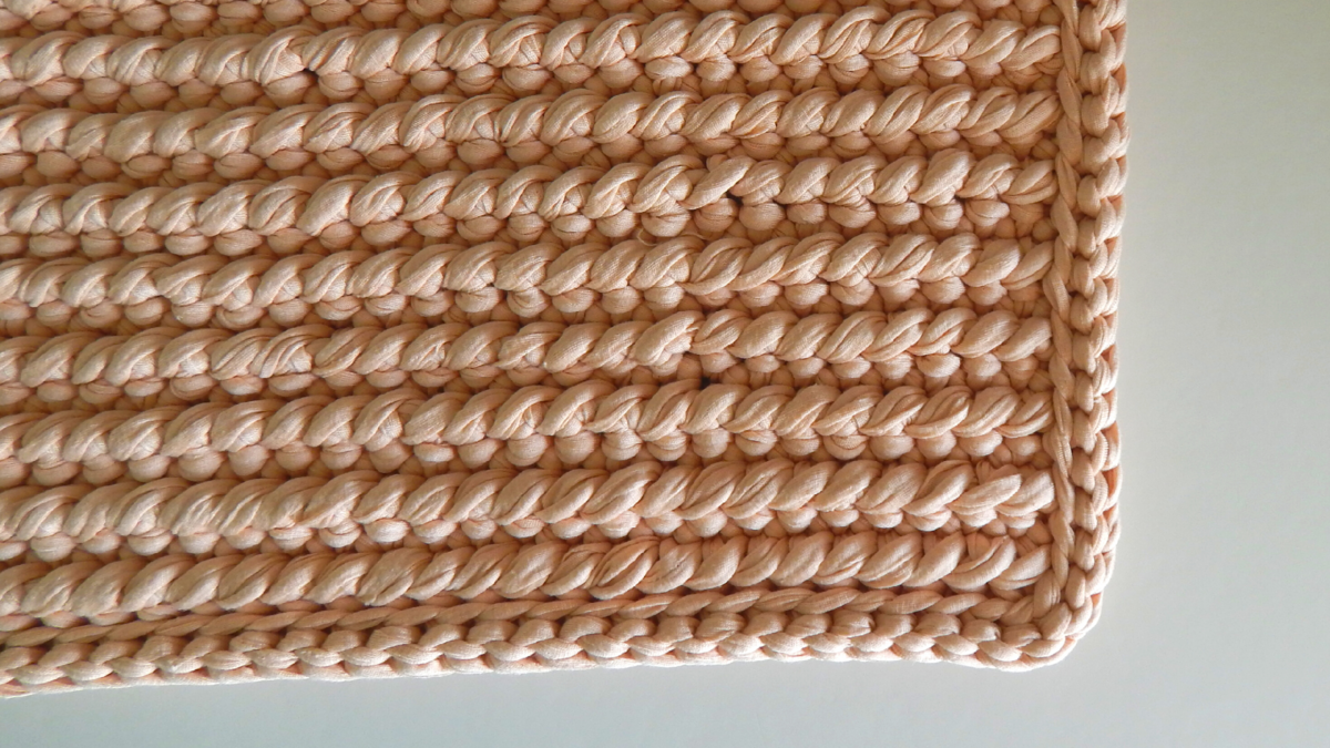 Вязание ковров из шнура крючком: схемы с пошаговыми инструкциями