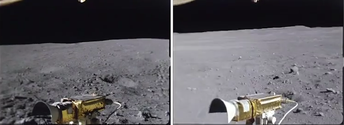 Проезды ровера по Луне в миссии "Аполлон-15" снимались с помощью макетов - уменьшенных копий.