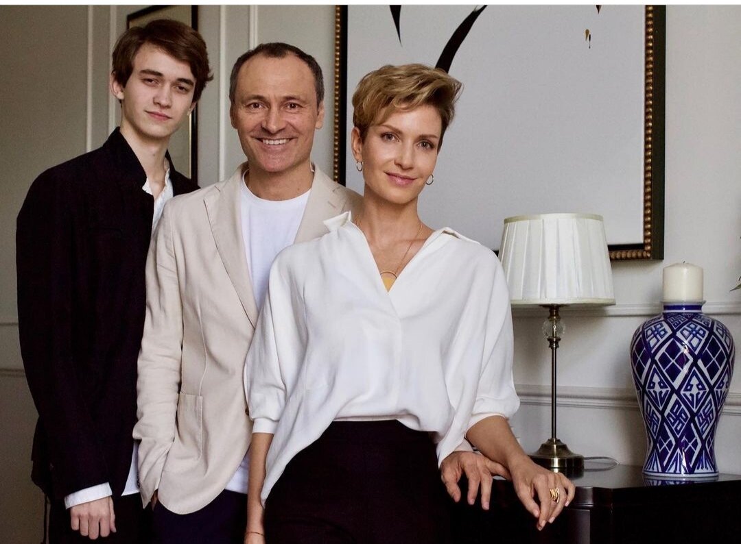 Дмитрий Ульянов с семьей