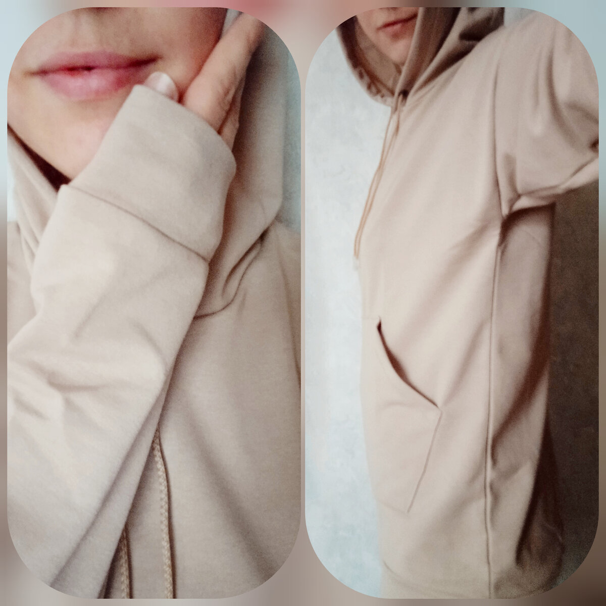 личное фото автора - худи бежевое от бренда отп - мода на мне 