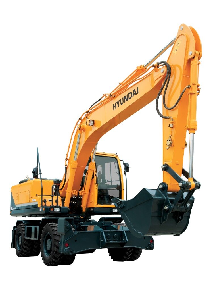 Колесный экскаватор Hyundai R180W-9S.  ©ООО "ТезМашЮнит"