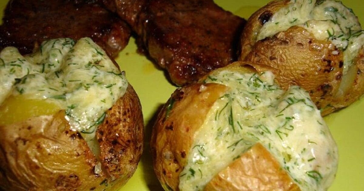 Фото печеного картофеля