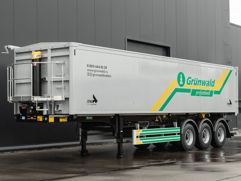 Алюминиевый самосвальный полуприцеп Gr.Ti49-AB-SS.