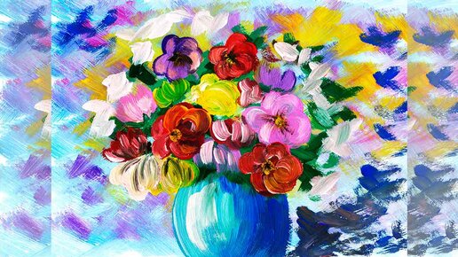 Как нарисовать весенние цветы — учимся изображать натюрморт, рисуя вазу с цветами