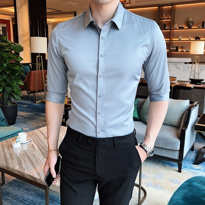 Классическая рубашка мужская