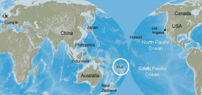 Республика Фиджи где-то там, а кружке из ещё кипы островных "республик".
