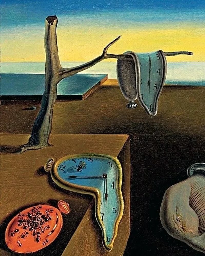 С. Дали, "Постоянство памяти", фрагмент. Картинка из открытых источников в интернет.