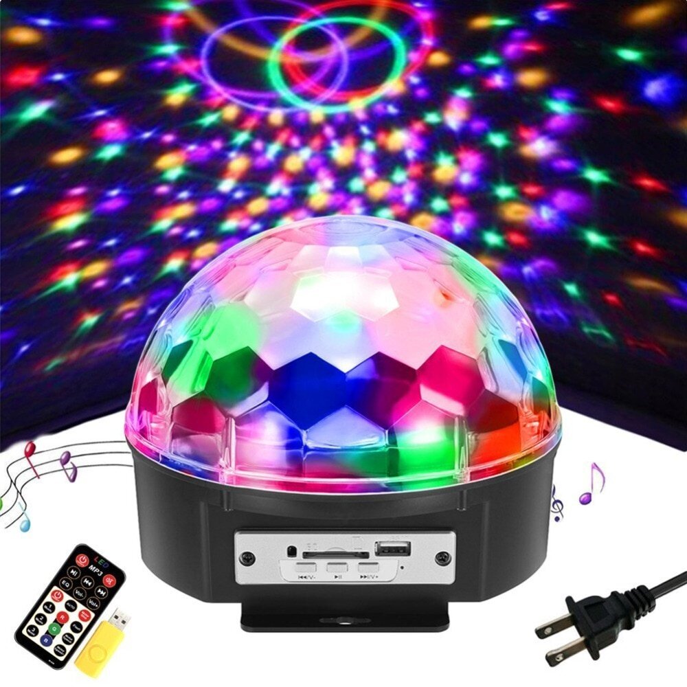 Светодиодный диско шар (цветомузыка) LED CRISTAL MAGIC BALL LIGHT