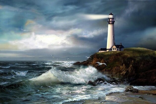 Старый маяк. Фото из Интернета.