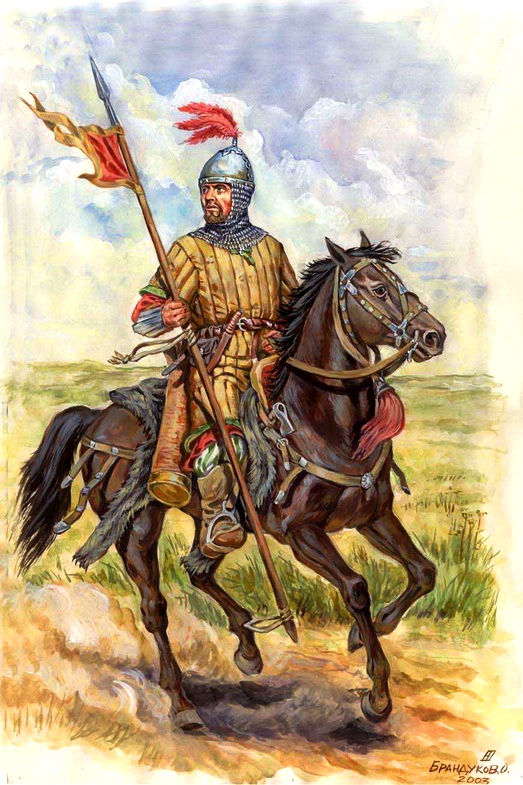 Воин булгар, XII век.