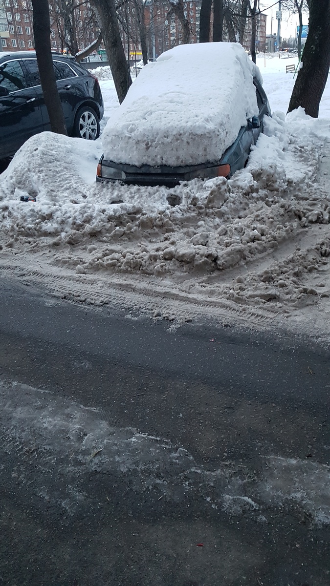 Вот так теперь автостоянки в столичных дворах чистят😁