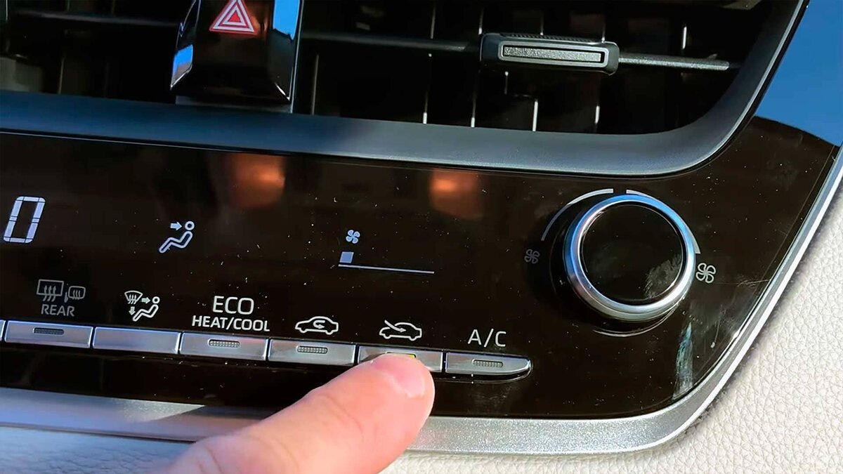 Кнопка рециркуляции