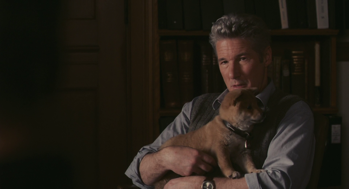 Скриншот из фильма (Hachiko: A Dog's Story / Хатико; Самый верный друг) Паркер и Хатико