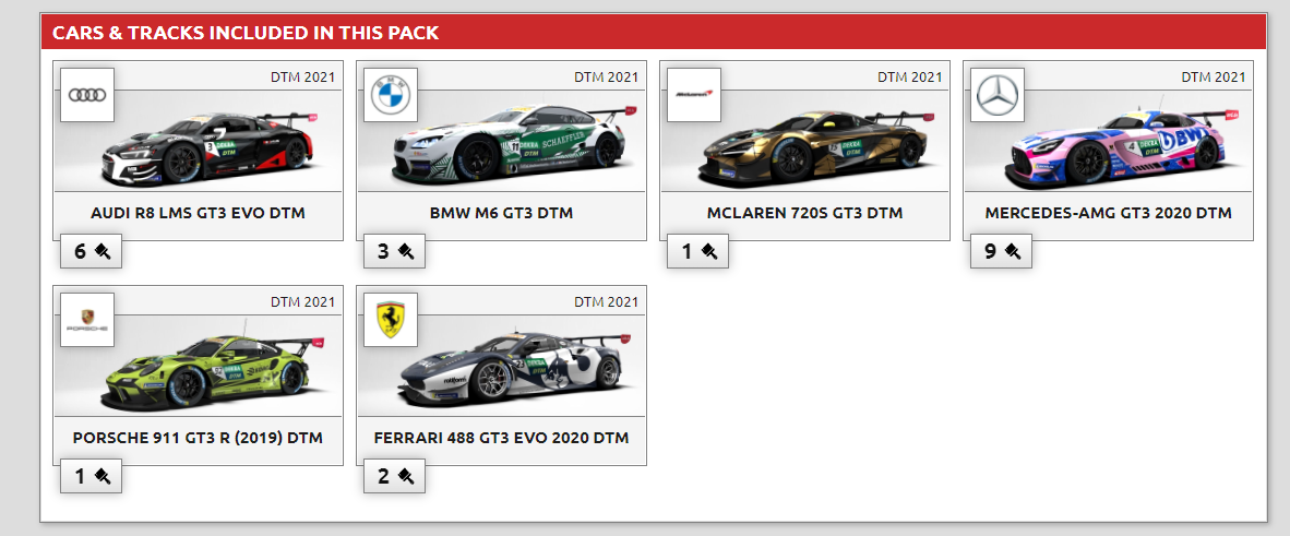 В RaceRoom стало доступено новое DLC DTM 2021 Car Pack