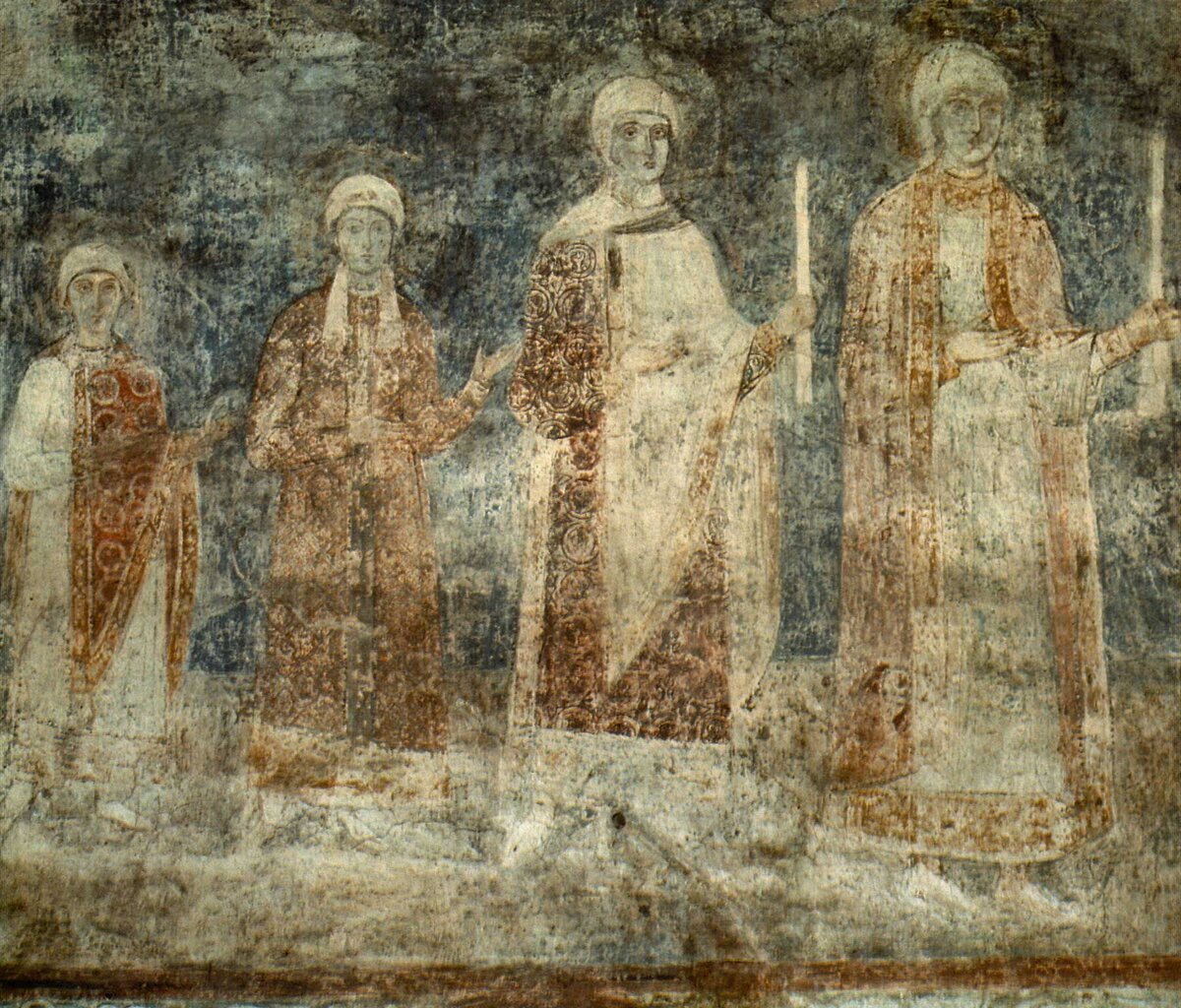 Фреска «Семья Ярослава Мудрого» в Софийском соборе