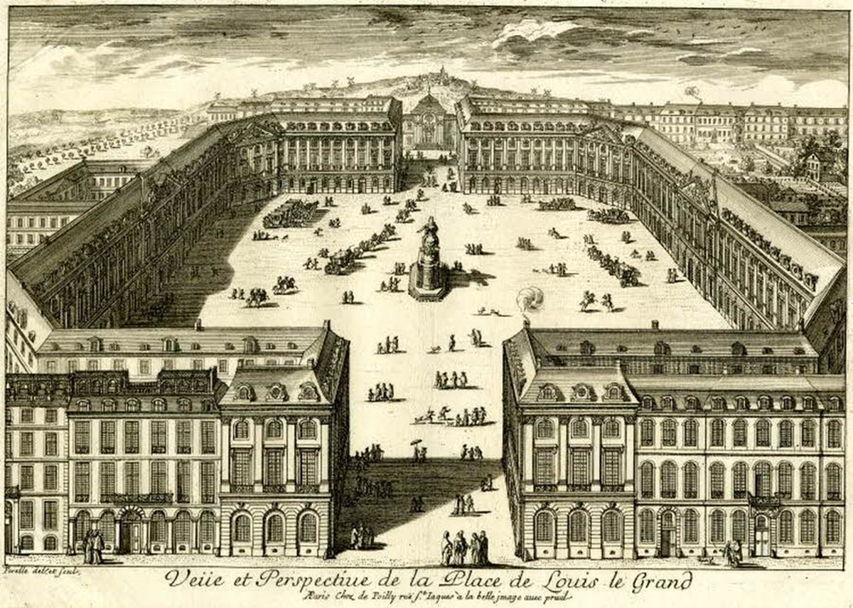 Вандомская площадь, © Bibliothèque nationale de France 