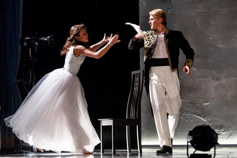 Нина и Арбенин - актриса Алена Бочкарева и Заслуженный артист России Александр Братенков