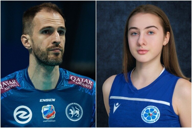 Александр Волков и Анастасия Волкова / фото: zenit-kazan.com / dinamo-kazan.com