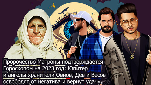 Пророчество Матроны подтверждается Гороскопом на 2023 год. Юпитер и ангелы-хранители Овнов, Дев и Весов освободят от негатива и вернут удачу