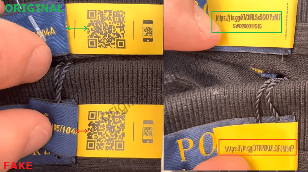 Где на этикетке находится номер селлера Как отличить оригинал поло Ralph Lauren? DK LEGIT Дзен