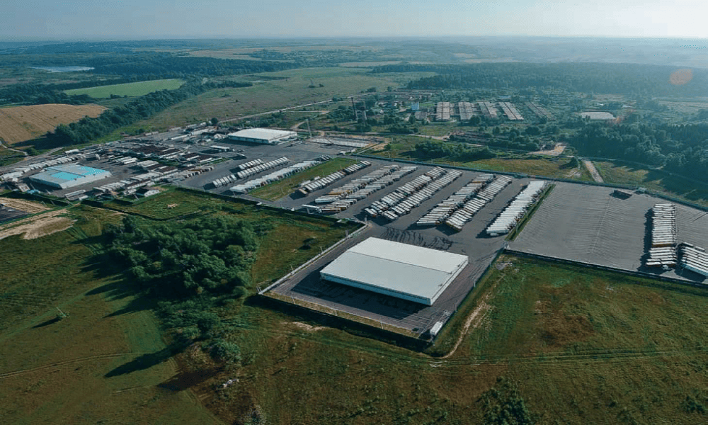 Transport and logistics production complex "Stabna" in the Smolensk region.