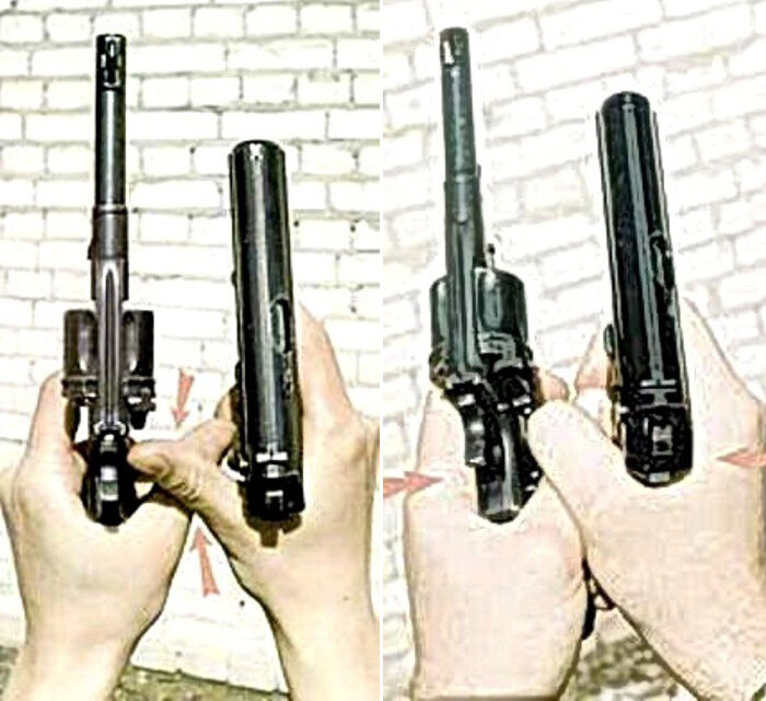 фото из 90-х и оно не совсем верное - конечно македонцы в подавляющем большинстве использовали револьверы. 